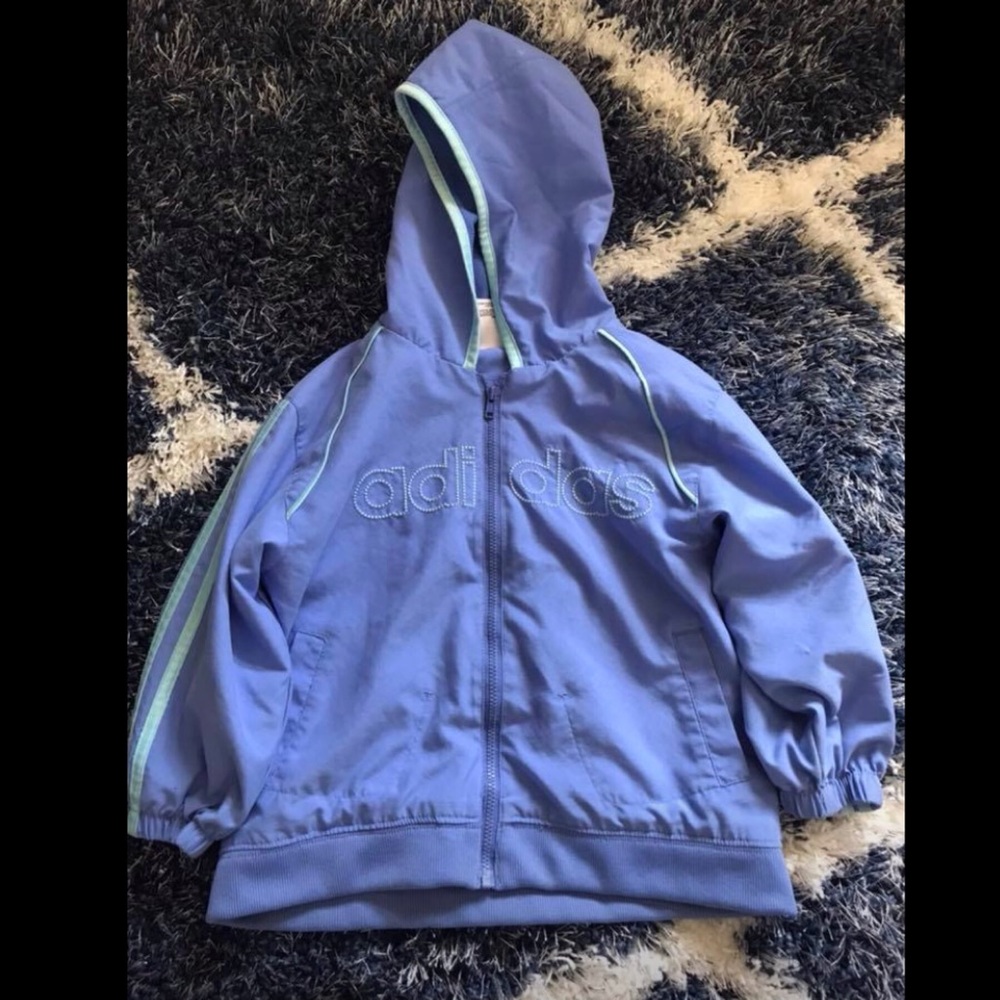 Toddler Girls Adidas Windbreaker